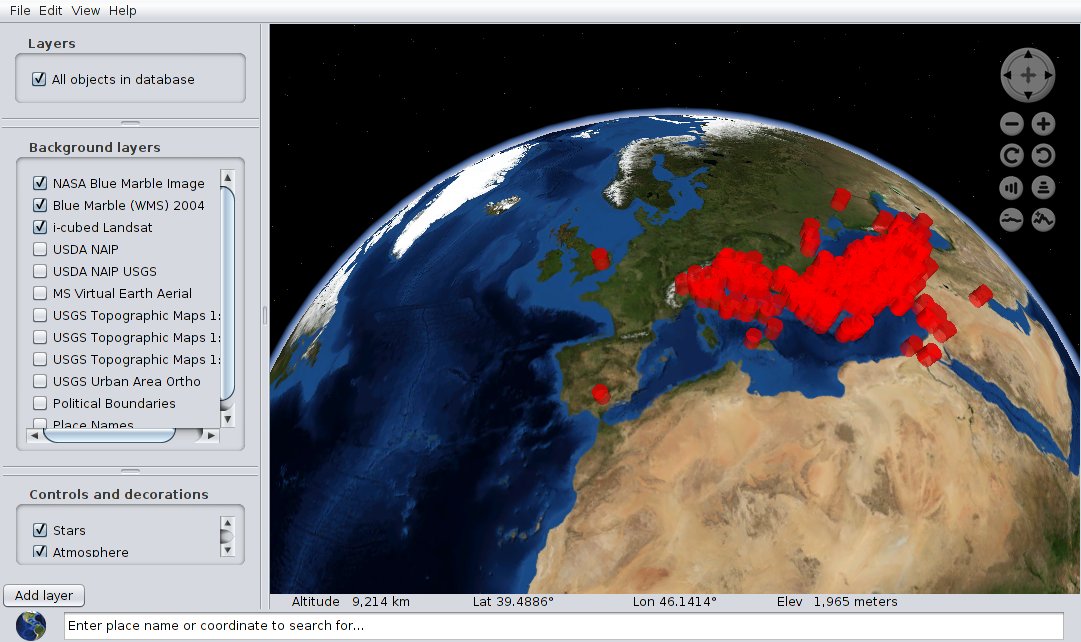 Integrated 3D mapping with GIS data export